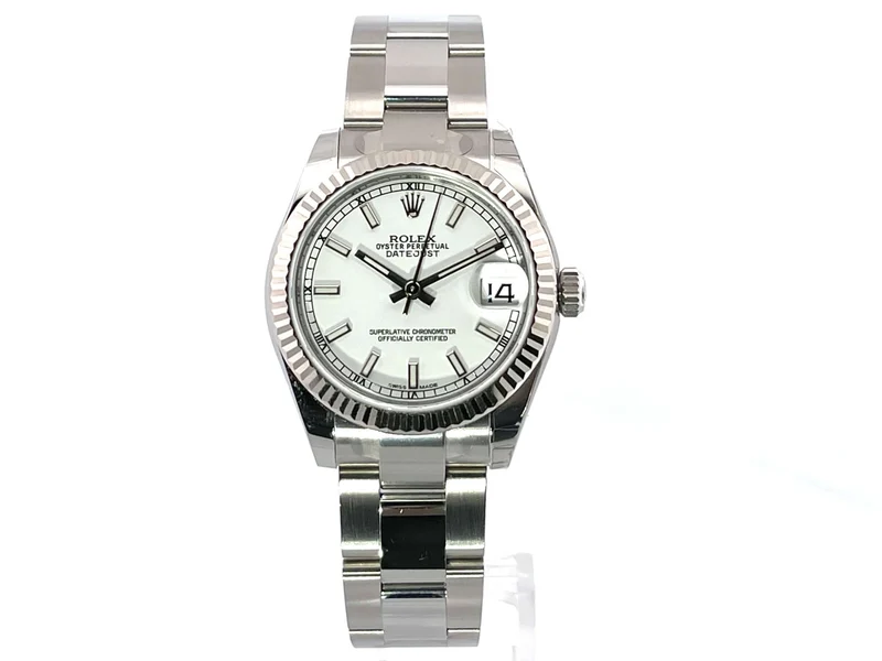 Rolex Datejust 31 178274 Weiss aus 2021 verklebt