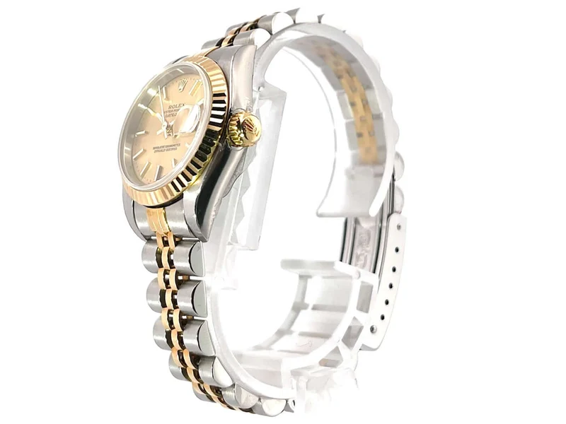 Rolex Datejust 26 Edelstahl Gelbgold 79173 Champagner Jubile-Band