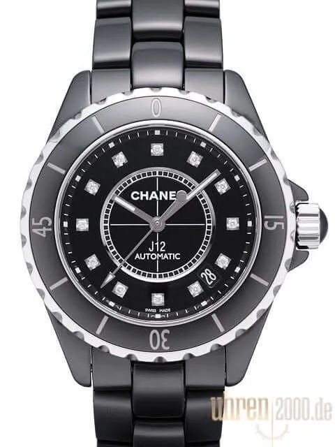 Chanel J12 Schwarz H1626 Automatik 38mm