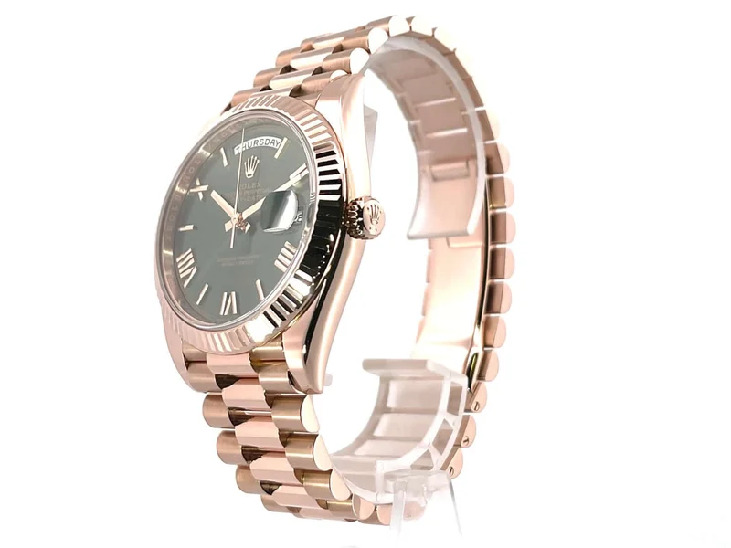 Rolex Day-Date 40 Everose-Gold 228235 Olive R aus 2019