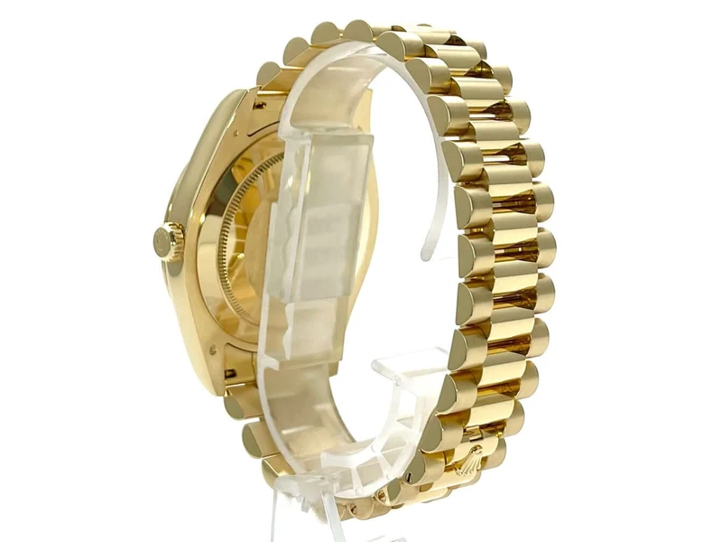 Rolex Day-Date II 218238 Gelbgold Grau Arabisch aus 2014 LC100