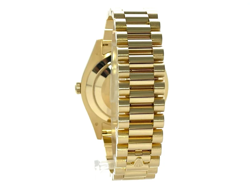 Rolex Day-Date II 218238 Gelbgold Grau Arabisch aus 2014 LC100