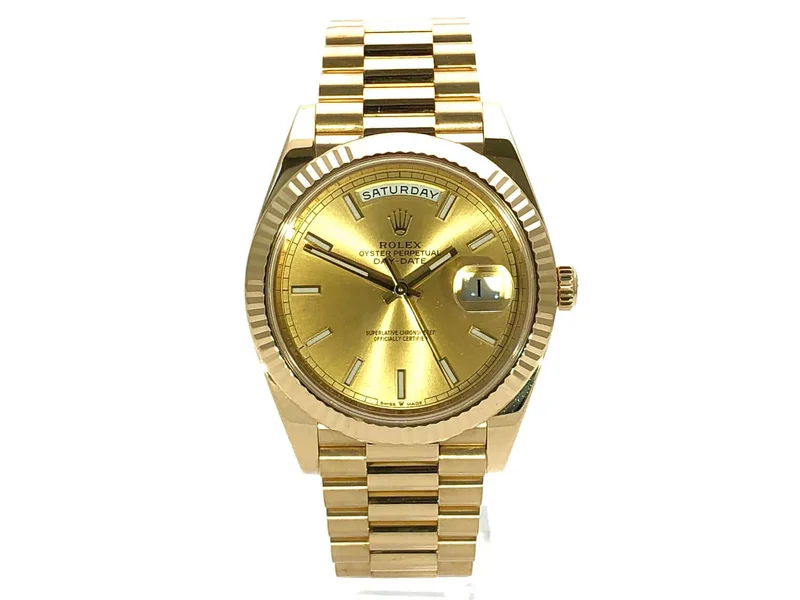 Rolex Day-Date 40 Gelbgold 228238 Champagner aus 2019