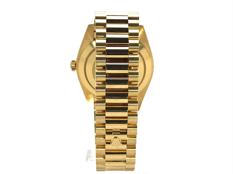 Rolex Day-Date 40 Gelbgold 228238 Schwarz aus 2019 ungetragen