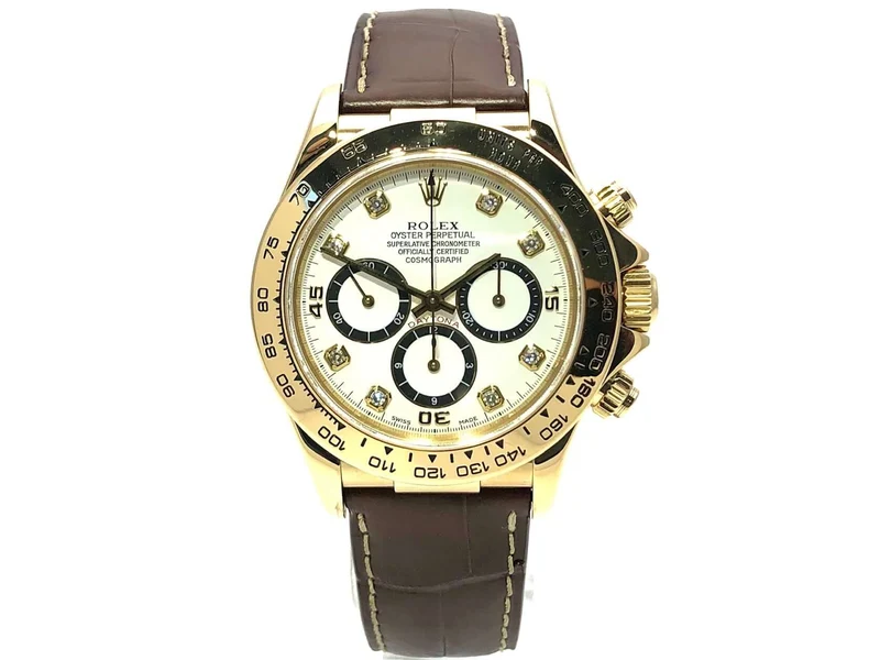 Rolex Daytona 16518 Gelbgold - Leder LC100 aus 1993 Zenith inverted 6