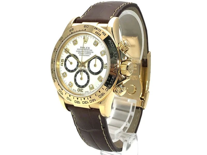 Rolex Daytona 16518 Gelbgold - Leder LC100 aus 1993 Zenith inverted 6