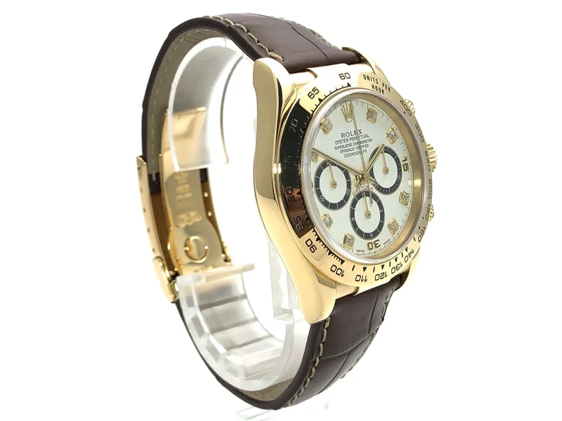 Rolex Daytona 16518 Gelbgold - Leder LC100 aus 1993 Zenith inverted 6