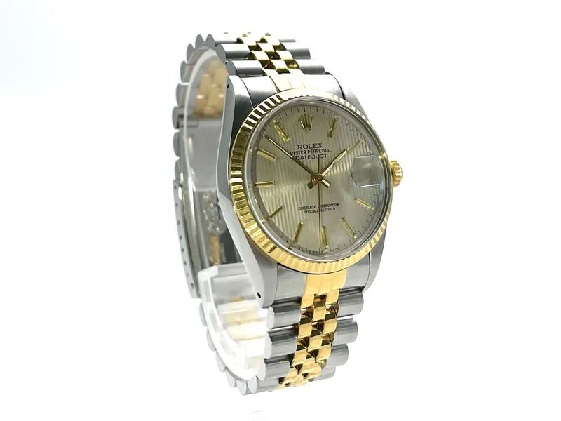 Rolex Datejust 36 Silber 16013 aus 1986 LC100