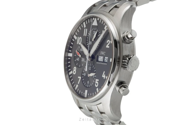 IWC Fliegerchronograph chronograph steel automatic men's watch IW377719 [2601015]