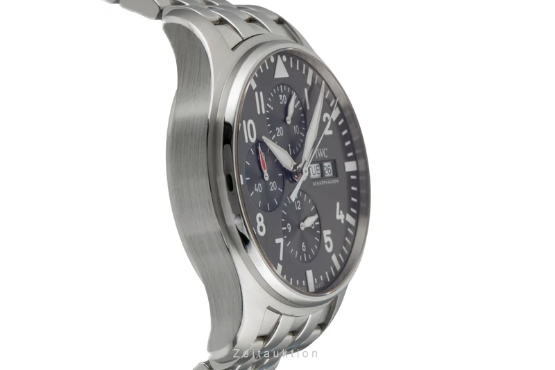 IWC Fliegerchronograph chronograph steel automatic men's watch IW377719 [2601015]