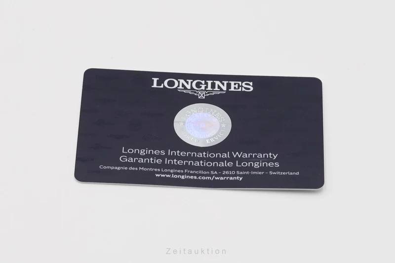 Longines Record steel automatic men's watch L2.821.4.11.2 LP: 2400EUR [2601544]
