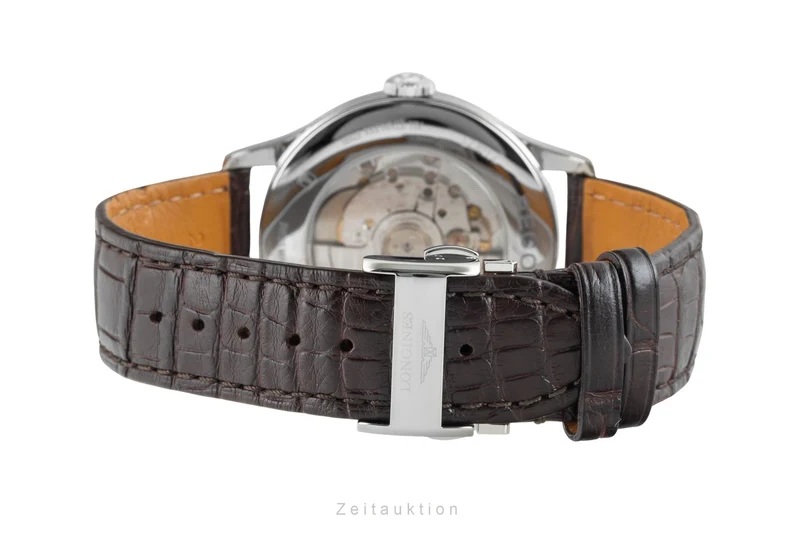 Longines Record steel automatic men's watch L2.821.4.11.2 LP: 2400EUR [2601544]