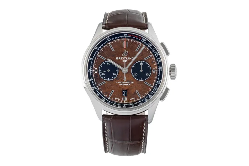 Breitling Premier chronograph steel automatic men's watch AB01181A1Q1X1 Limited [2600345]