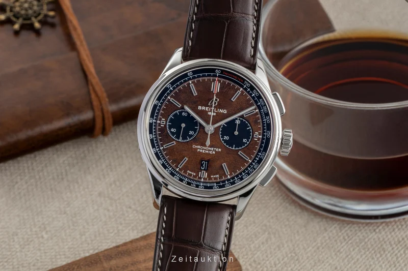 Breitling Premier chronograph steel automatic men's watch AB01181A1Q1X1 Limited [2600345]