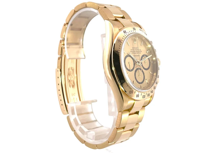 Rolex Cosmograph Daytona 16528 Gelbgold floating dial inverted 6 E-Serial