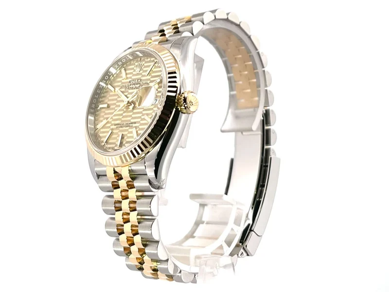 Rolex Datejust 36 126233 Golden Riffel Jubile-Band