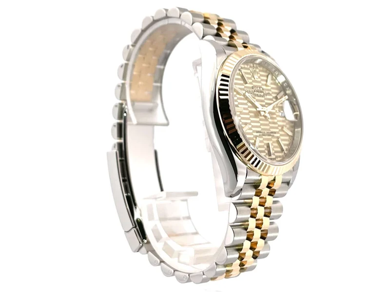 Rolex Datejust 36 126233 Golden Riffel Jubile-Band