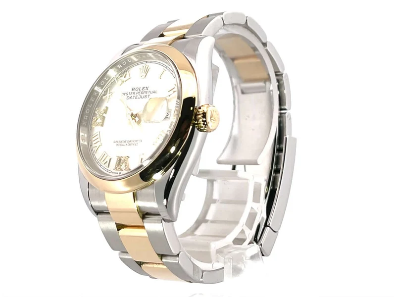 Rolex Datejust 36 126203 Silber R Diamant aus 2019 LC100