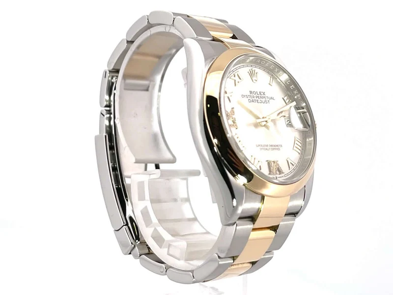 Rolex Datejust 36 126203 Silber R Diamant aus 2019 LC100
