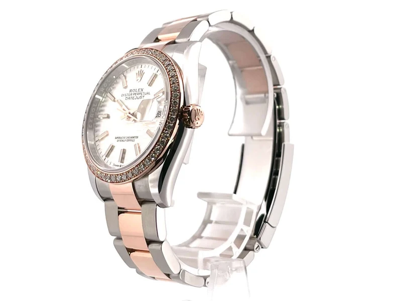 Rolex Datejust 36 126281RBR Silber Riffelmuster