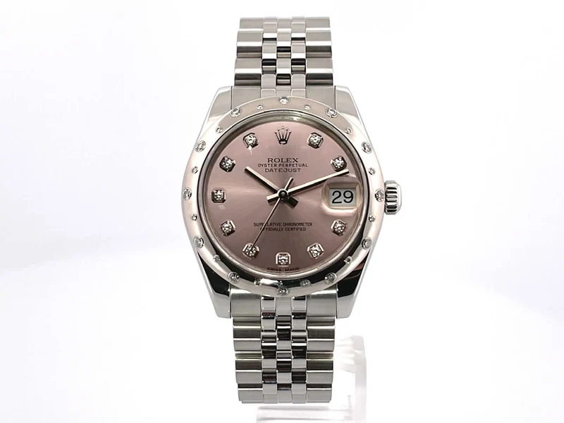 Rolex Datejust 31 Ref. 178344 Pink DIA Jubile-Band aus 2014 LC100
