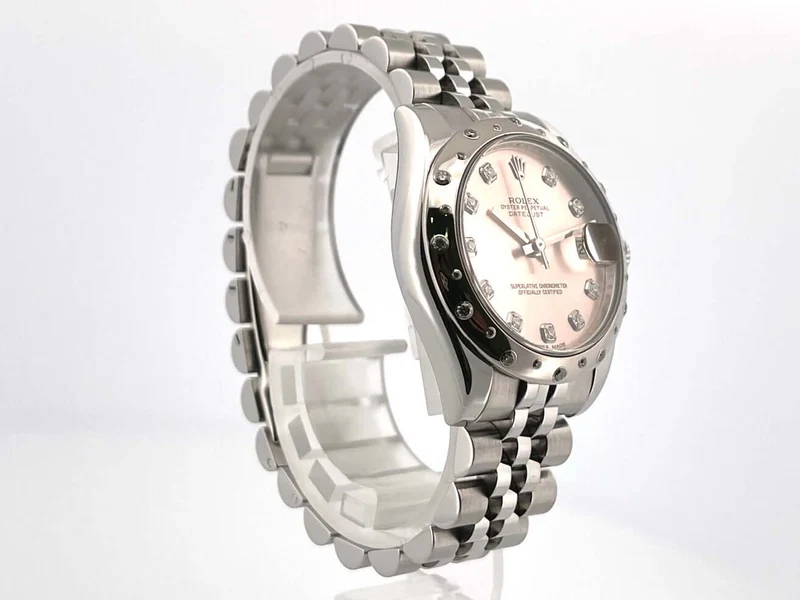 Rolex Datejust 31 Ref. 178344 Pink DIA Jubile-Band aus 2014 LC100
