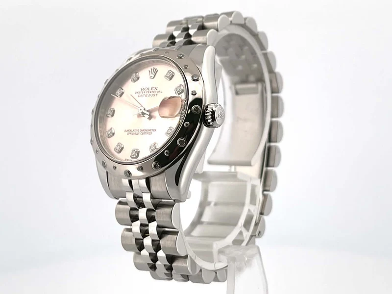 Rolex Datejust 31 Ref. 178344 Pink DIA Jubile-Band aus 2014 LC100