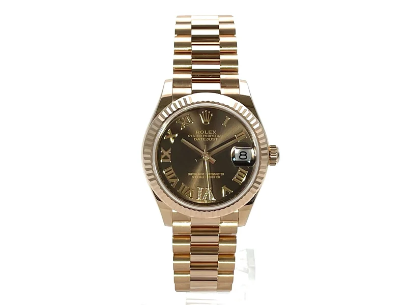 Rolex Datejust 31 Everose-Gold 278275 Choco R DIA