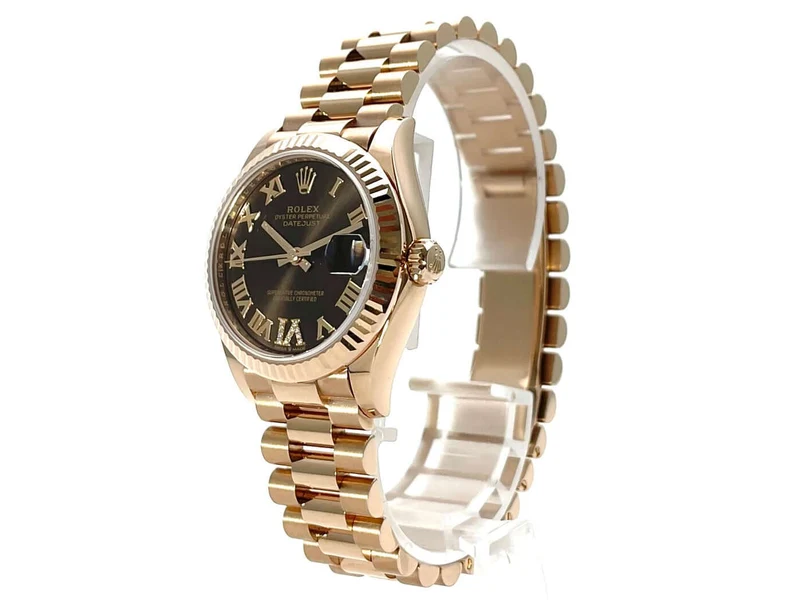 Rolex Datejust 31 Everose-Gold 278275 Choco R DIA
