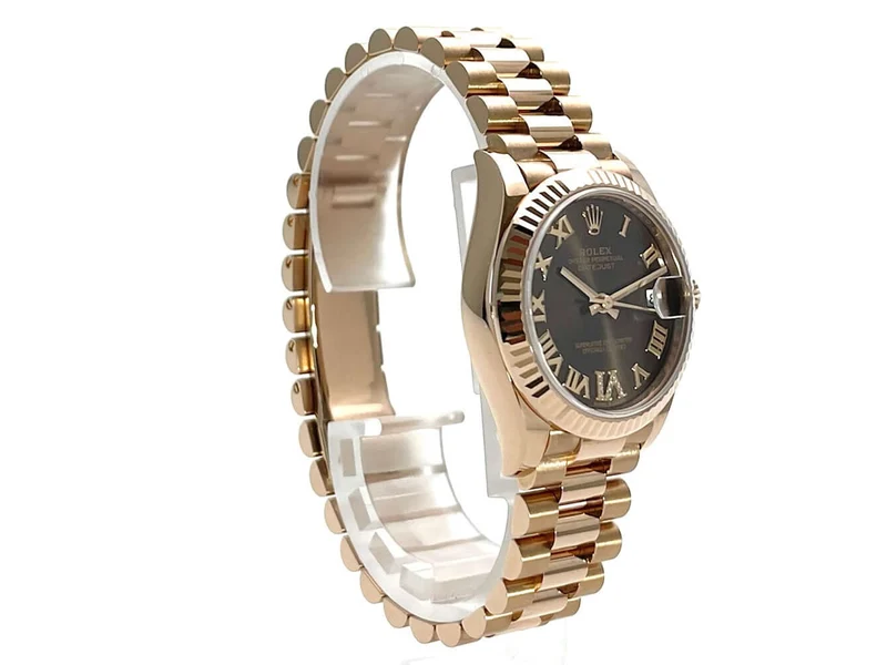 Rolex Datejust 31 Everose-Gold 278275 Choco R DIA