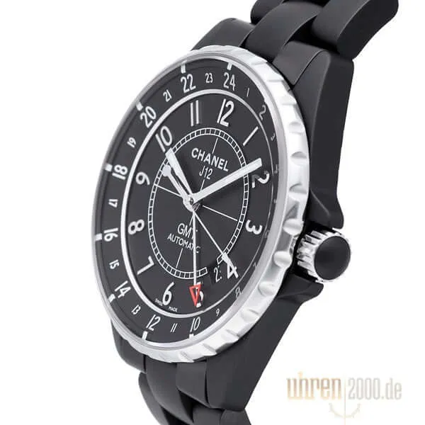 Chanel J12 Mattschwarz GMT H3131 Automatik