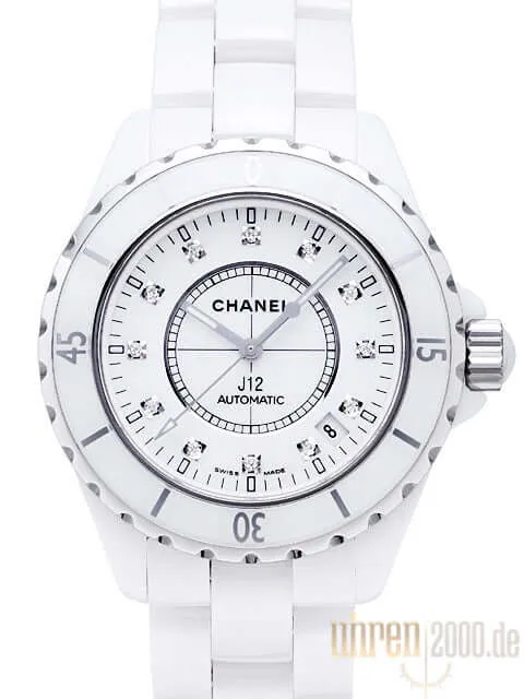 Chanel J12 Weiss Diamant H1629 Automatik 38mm
