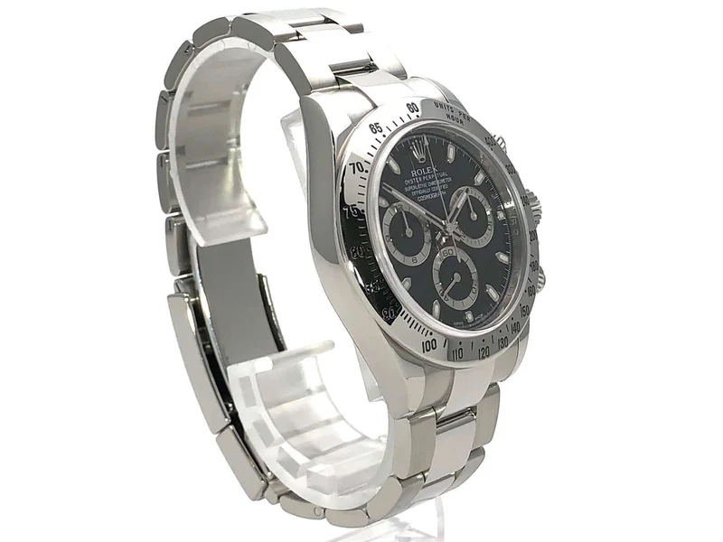 Rolex Daytona Edelstahl 116520 Schwarz aus 2013 LC100