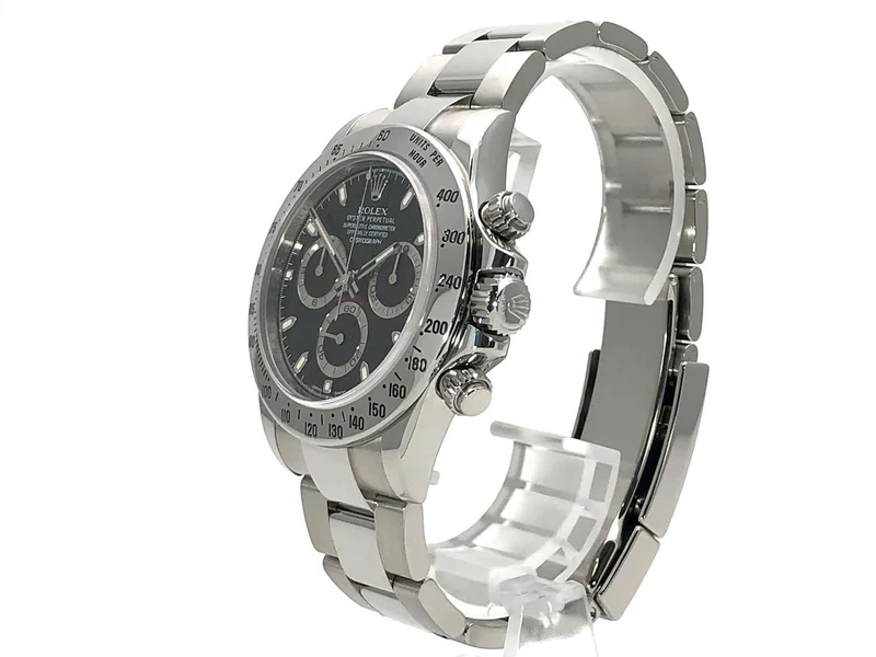 Rolex Daytona Edelstahl 116520 Schwarz aus 2013 LC100