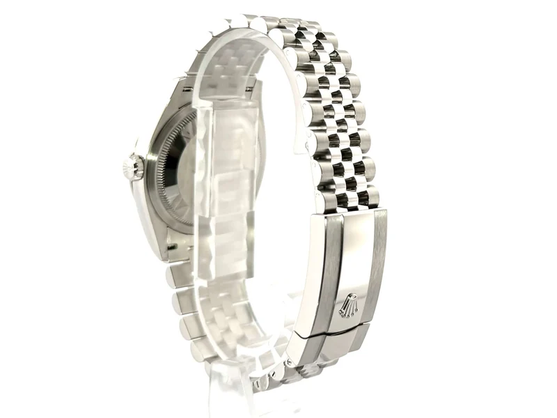 Rolex Datejust 36 Oystersteel Weißgold 126234 Olivgrün Palmenmuster Jubile-Band