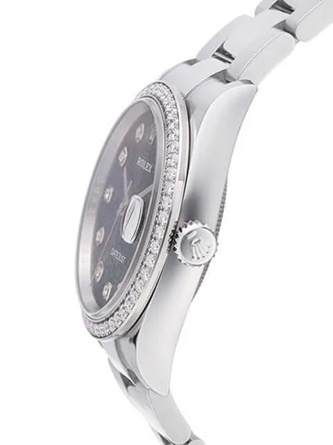 Rolex Datejust 36 Weißgold Diamant 126284RBR Blau Jubile Diamant