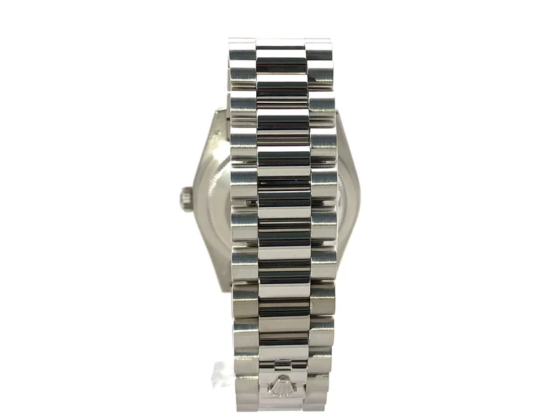 Rolex Day-Date 36 Platin 118296 Eisblau Diamant aus 2010