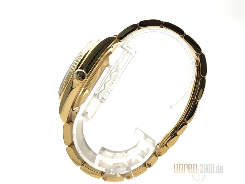 Rolex Day-Date 36 118238 Gelbgold Weiß Oyster-Band aus 2014