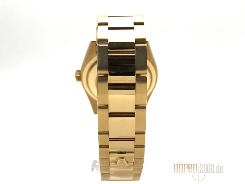 Rolex Day-Date 36 118238 Gelbgold Weiß Oyster-Band aus 2014