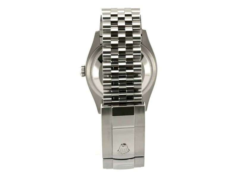 Rolex Datejust 36 Oystersteel 126200 Schwarz Jubile-Band