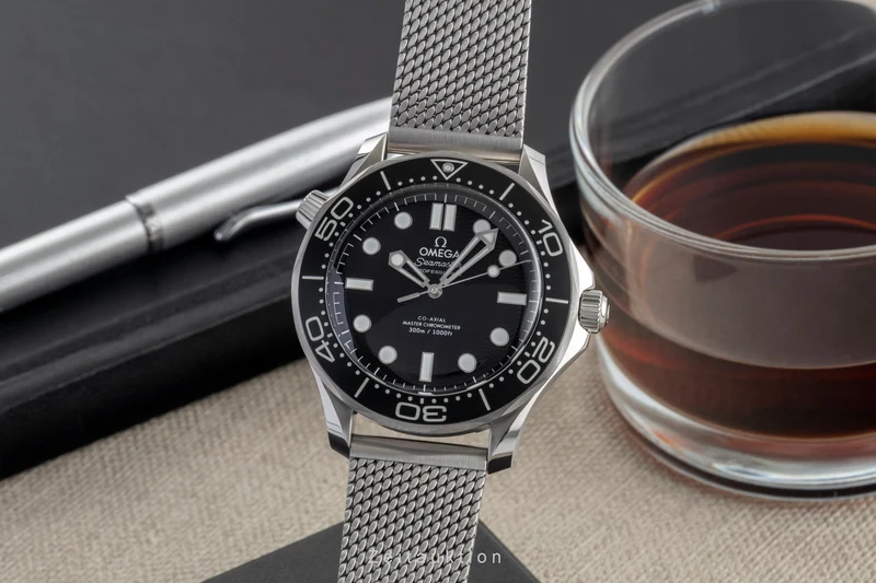 Omega Seamaster steel automatic men's watch 210.30.42.20.01.010 LP: 7100EUR [2601486]