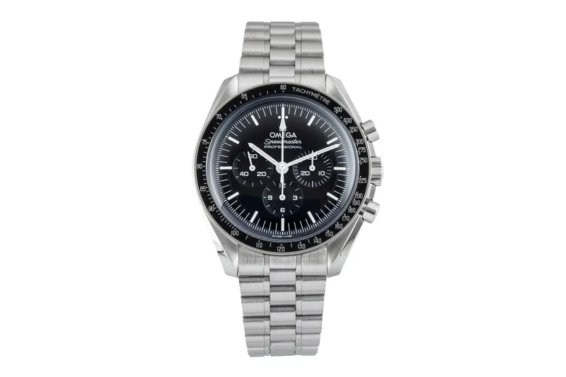 Omega Speedmaster Moonwatch chronograph steel manual winding men's watch 310.30.42.50.01.001 LP: 7600EUR [2601472]