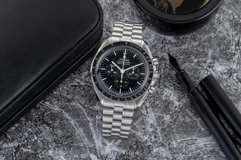 Omega Speedmaster Moonwatch chronograph steel manual winding men's watch 310.30.42.50.01.001 LP: 7600EUR [2601472]