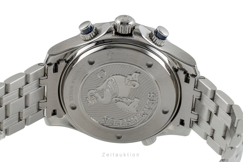 Omega Seamaster chronograph steel automatic men's watch 212.30.44.50.03.001 LP: 9300EUR [2601280]