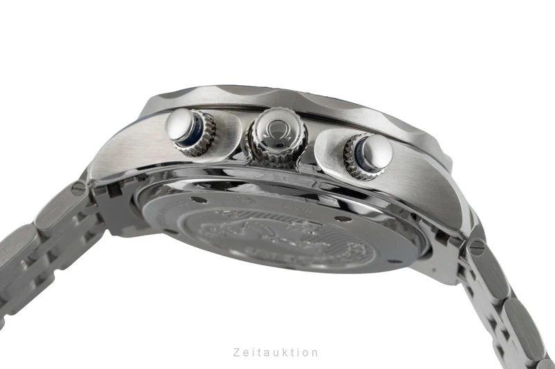 Omega Seamaster chronograph steel automatic men's watch 212.30.44.50.03.001 LP: 9300EUR [2601280]