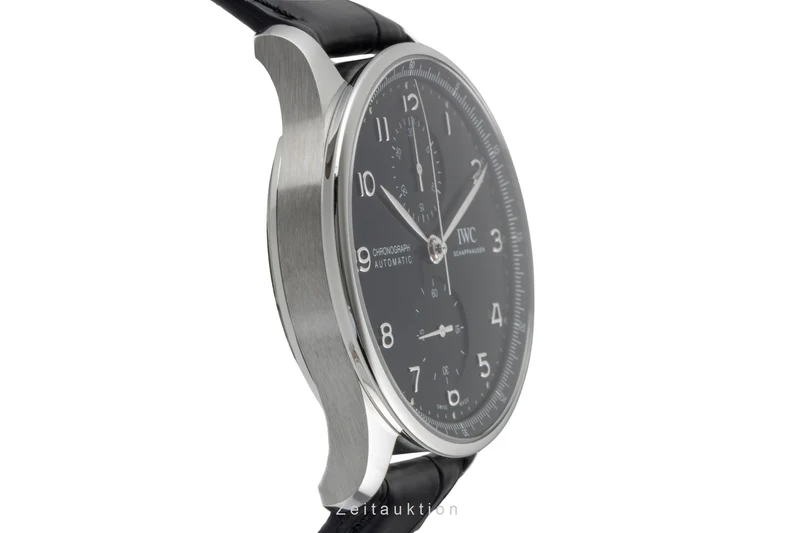 IWC Portugieser chronograph steel automatic men's watch IW371609 LP: 9100EUR [2601204]