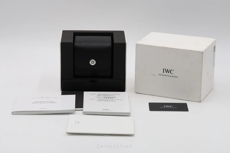 IWC Portugieser chronograph steel automatic men's watch IW371609 LP: 9100EUR [2601204]