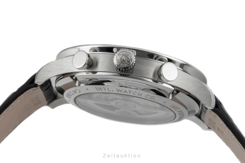 IWC Portugieser chronograph steel automatic men's watch IW371609 LP: 9100EUR [2601204]