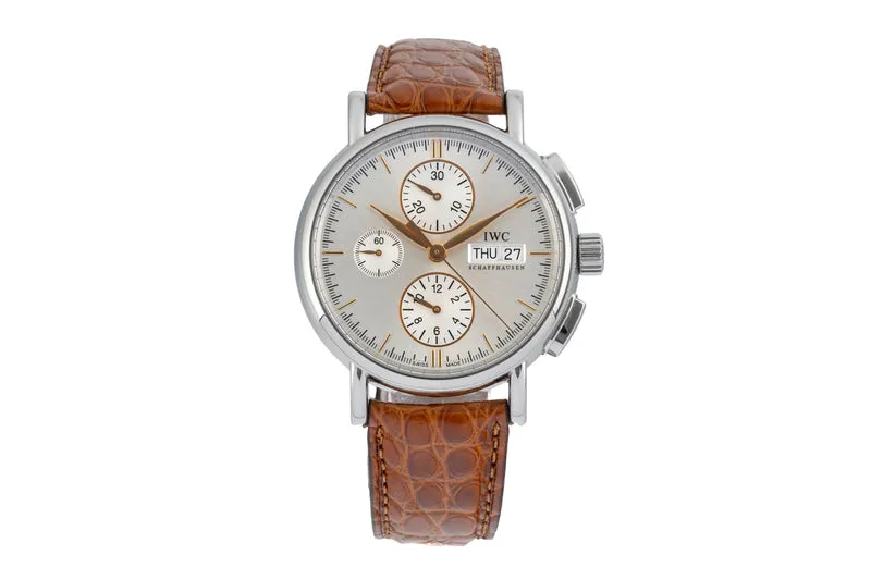IWC Portofino chronograph steel automatic men's watch IW378302 [2601322]