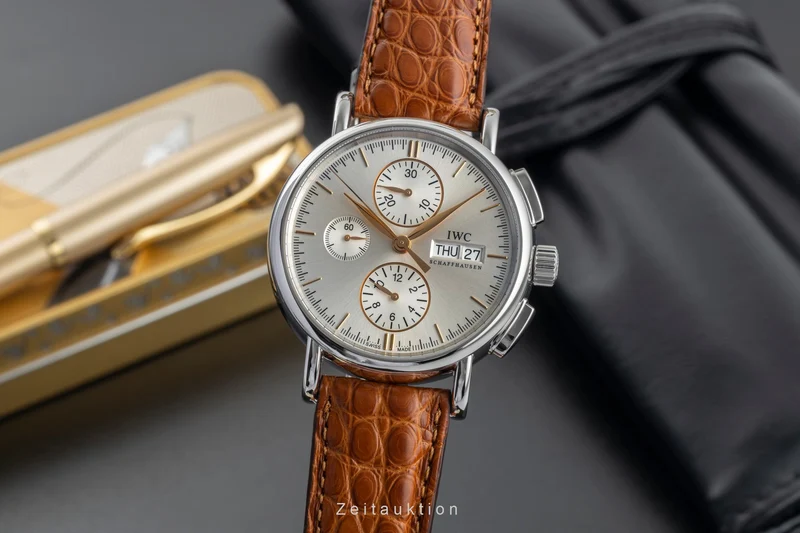 IWC Portofino chronograph steel automatic men's watch IW378302 [2601322]